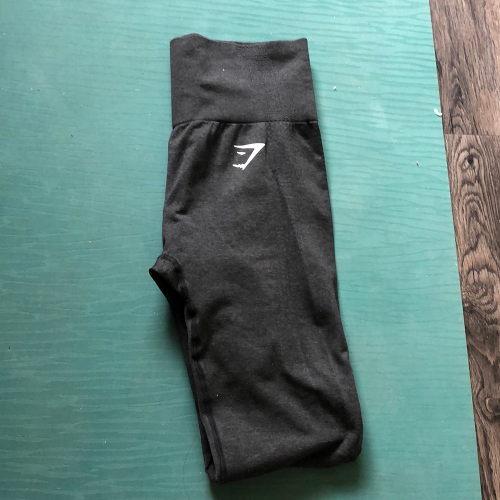 Black vital seamless leggings